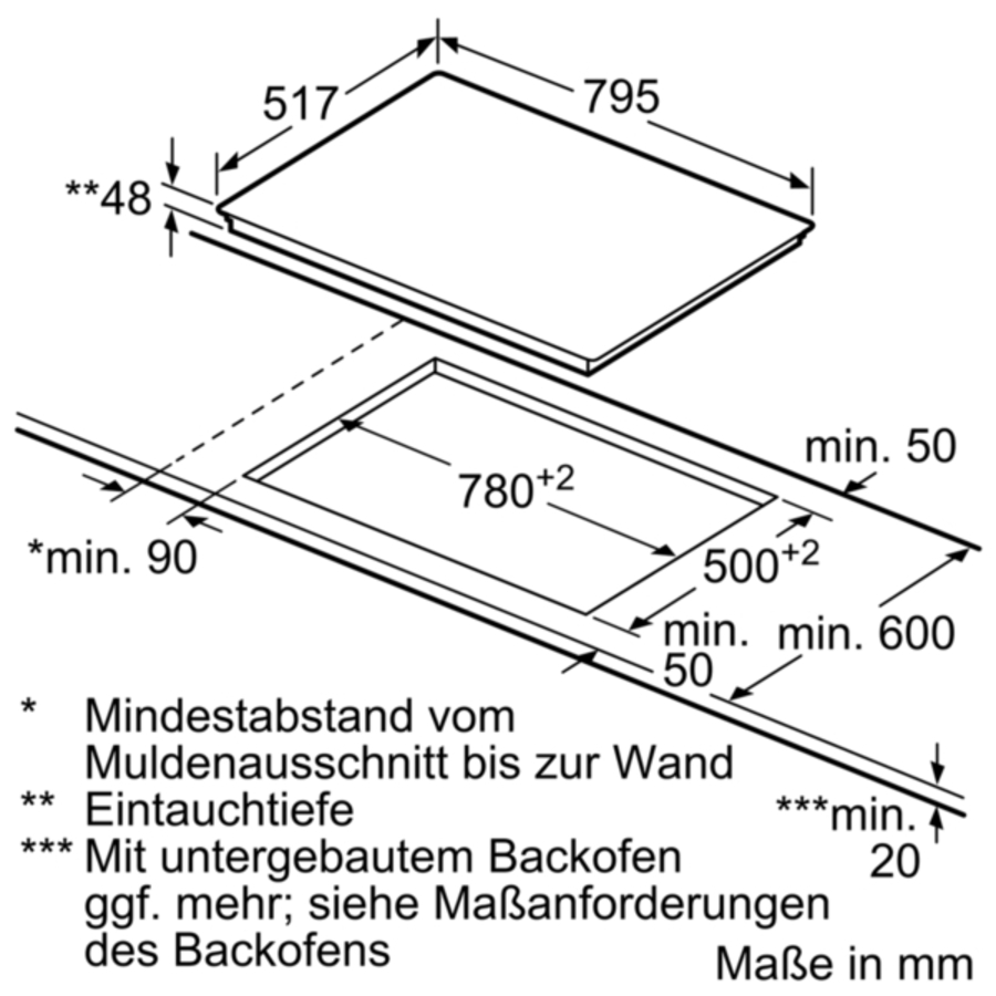 Siemens ET845FCP1D Kochstelle Glaskeramik 80 cm Einbau 4 highSpeed-Kochzonen, touchSlider-Bedienung Flachrahmen Des