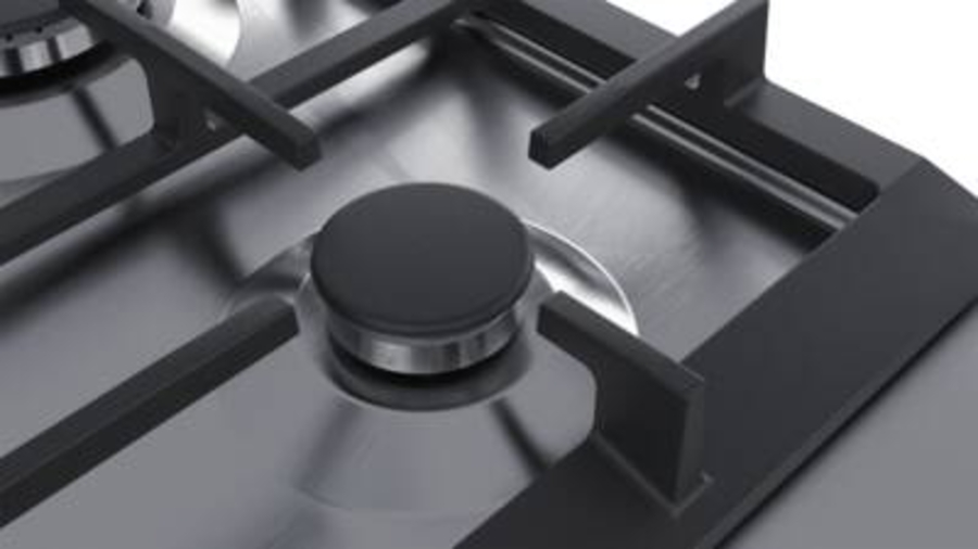 Siemens EC6A5HB90D iQ500, Gaskochfeld, 60cm stepFlame Technology, Wokbrenner mit 3,3 kW