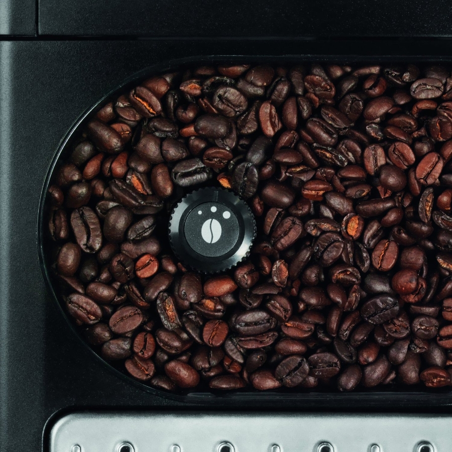 Krups EA8108 Kaffee-Vollautomaten Schwarz automatische Reinigung Milchsystem mit CappucinoPlus-Düse, 15 bar 