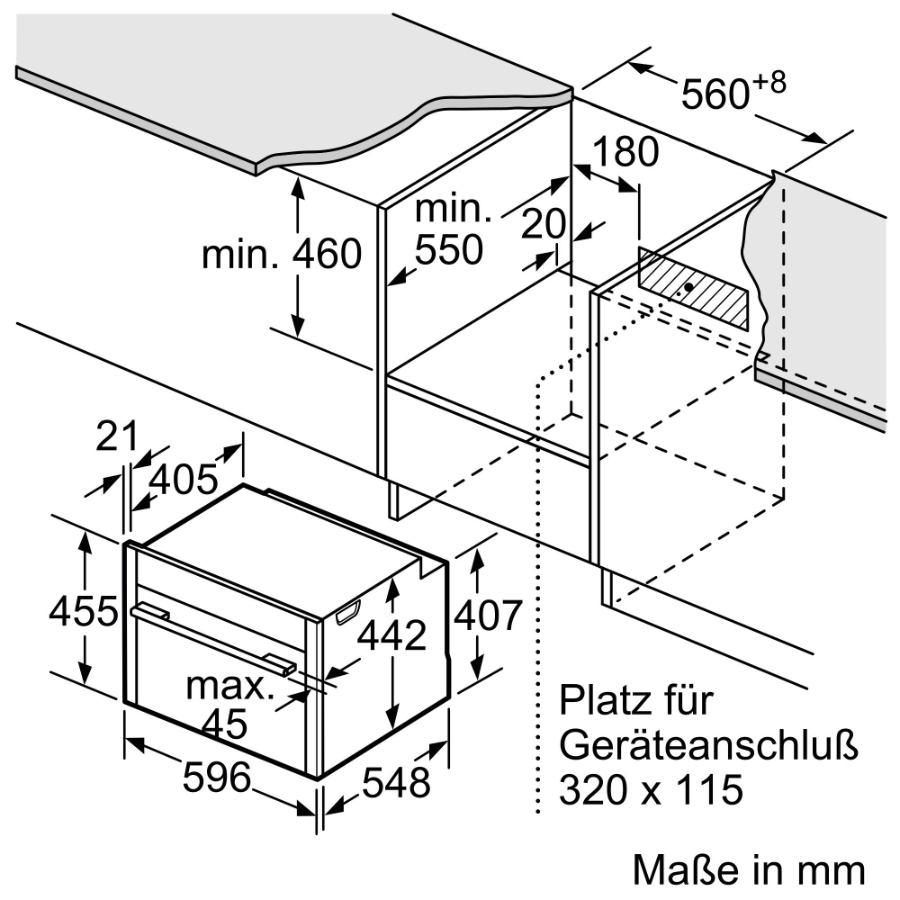 Neff CFS1522N Kompaktdampfbackofen 60 x 45 cm, Edelstahl (C15FS22N0)