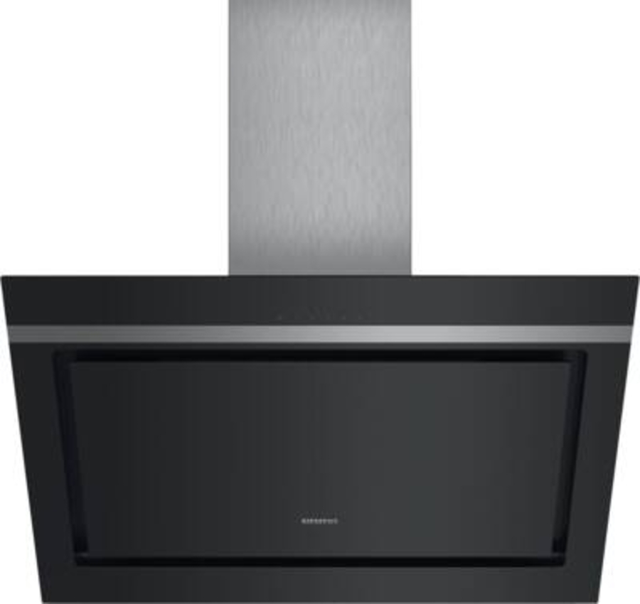 Siemens LC87KIM60 Schwarz mit Glasschirm Wand-Esse 80 cm EEK A 