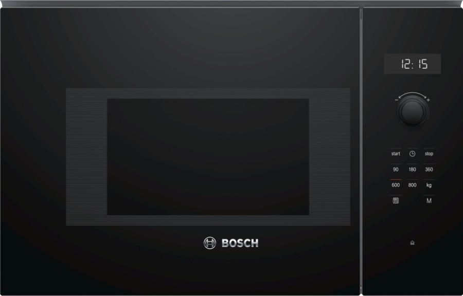 Bosch BFL524MB0 Einbau-Mikrowellengerät Vulkan Schwarz  60 cm 