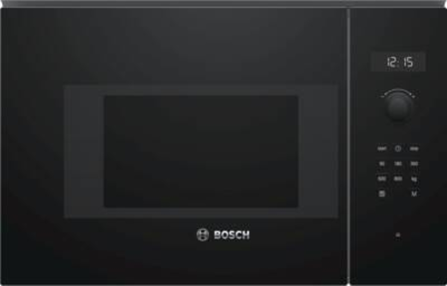 Bosch BFL524MB0 Einbau-Mikrowellengerät Vulkan Schwarz  60 cm 