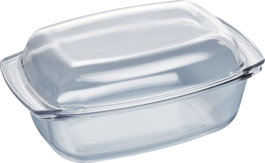 Siemens HZ915003 Bräter, 132 x 203 x 348 mm, spülmaschinengeeignet Glasbräter 5,4 L