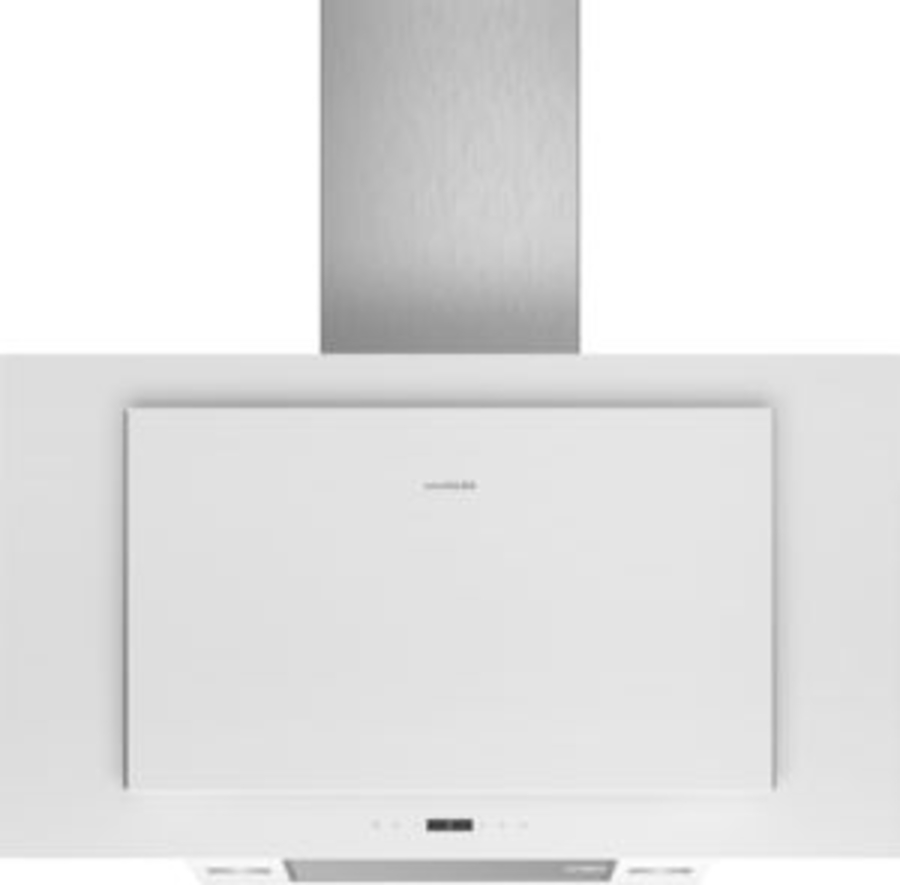 Siemens LC97FLP20 Weiß mit Glasschirm Wand-Esse, 90 cm 