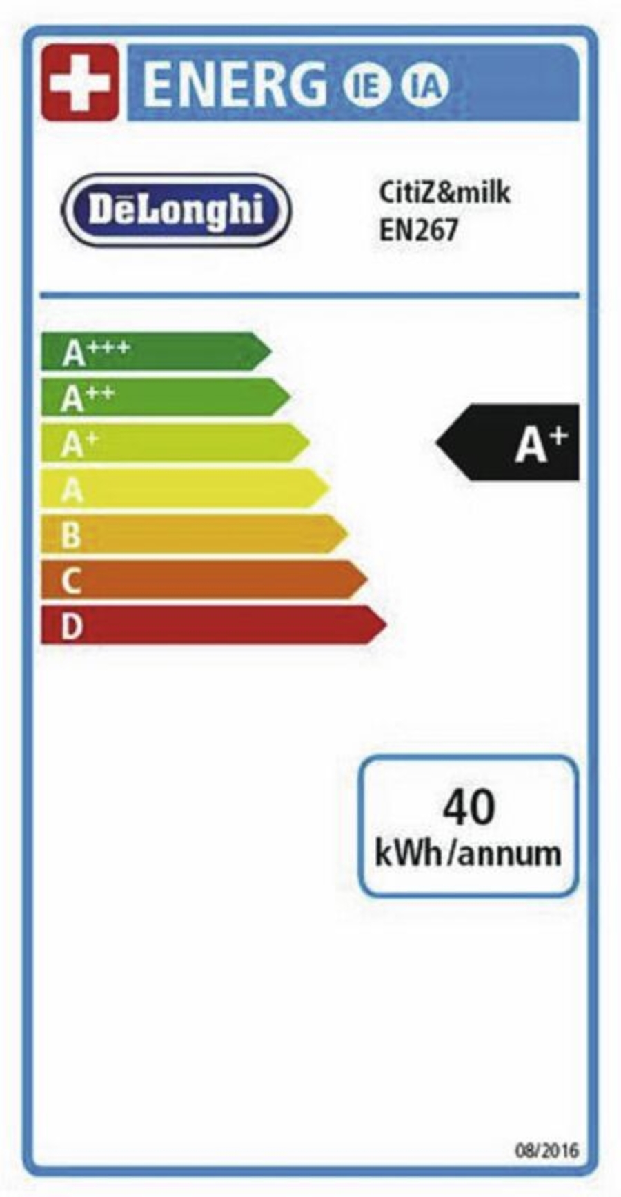 De´Longhi EN267.WAE Citiz, Creamy White  Nespresso Kaffee-Kapselmaschine