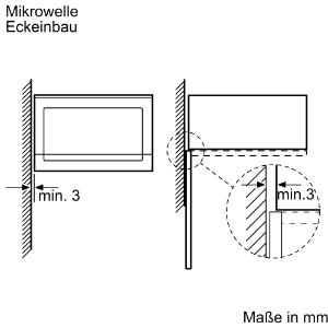 Bosch BFL524MW0 Einbau-Mikrowellengerät Polar Weiß
