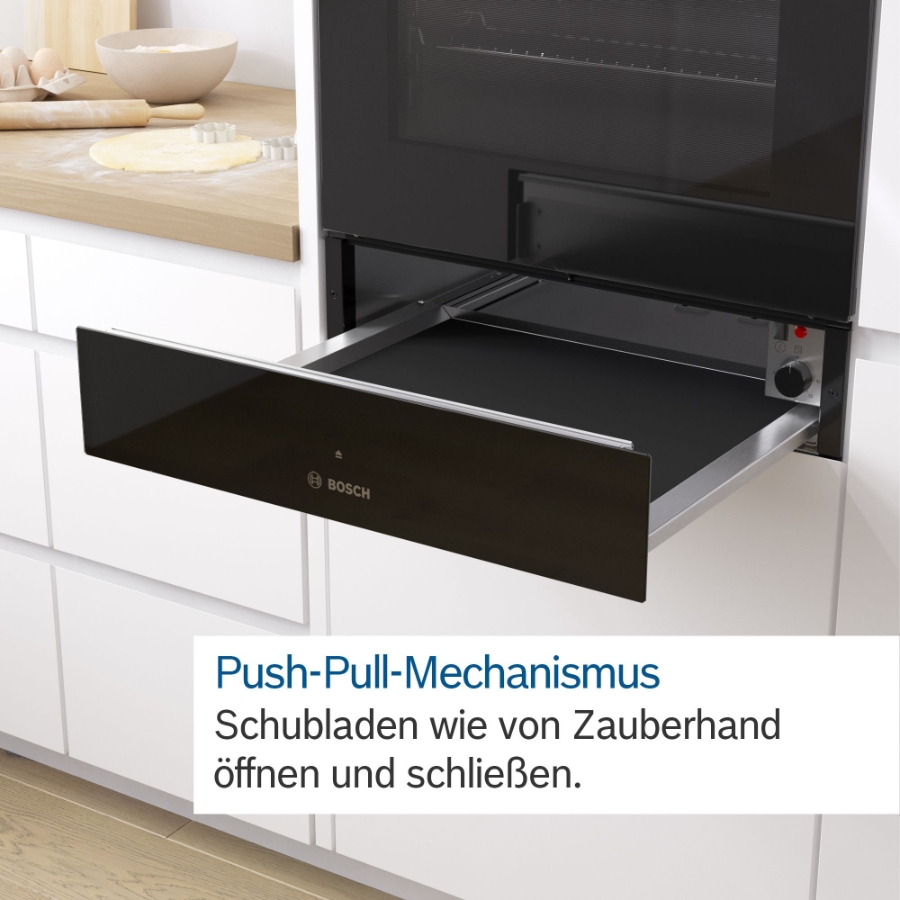 Bosch BIC630NS1 Wärmeschublade  Edelstahl 14 cm Nische 