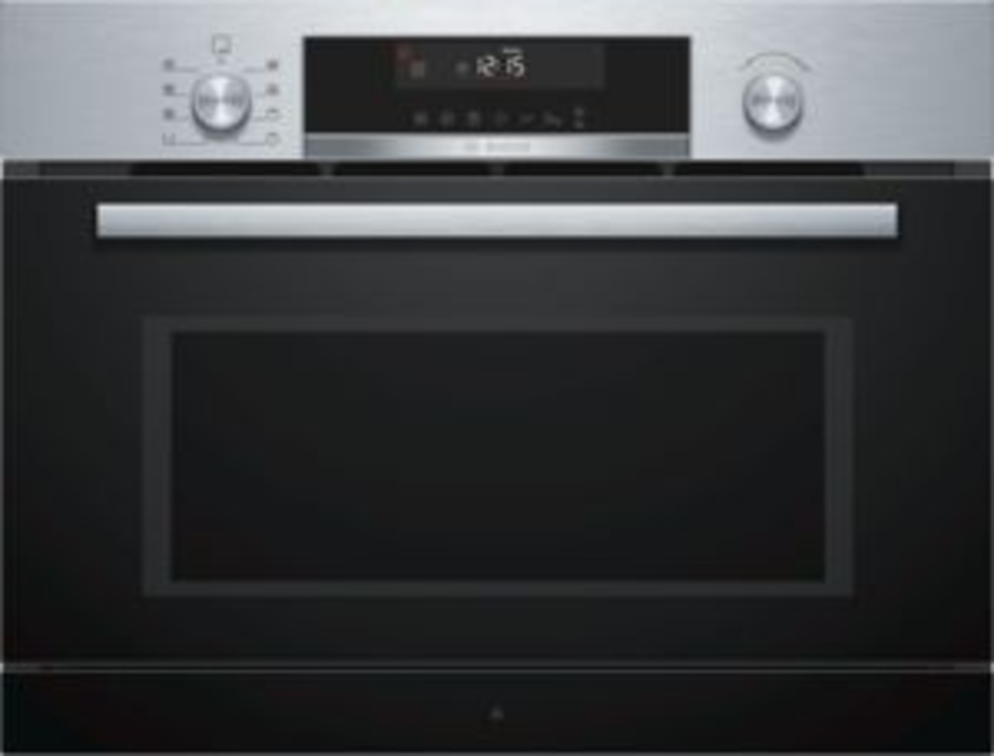 Bosch COA565GS0 Edelstahl Einbau-Mikrowelle mit Dampfgarfunktion