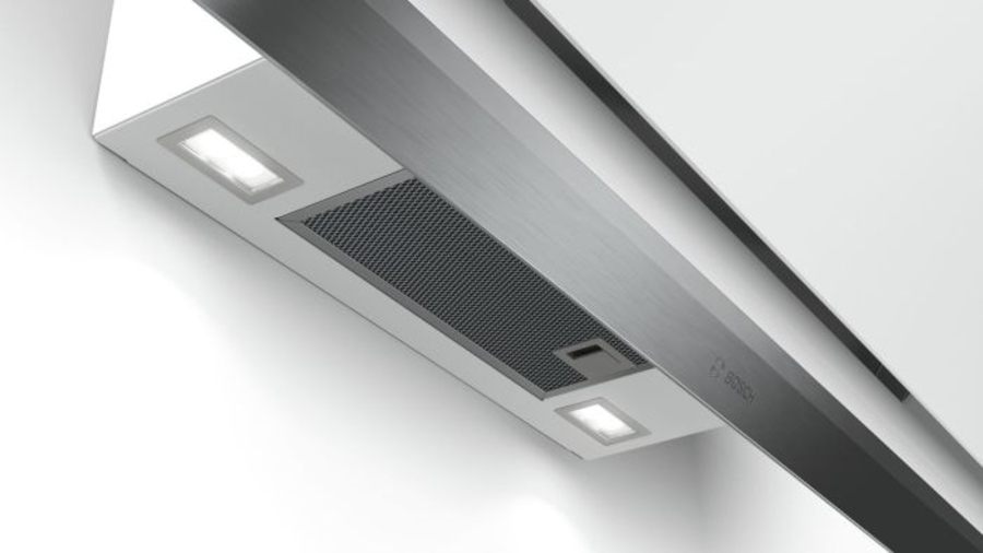 Bosch DWK98PR20 Kamin Dunstabzug schräg-Designweiß 90 cm