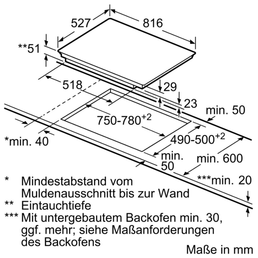 Bosch PXY875KW1E  Einbau Kochfeld 80 cm ComfortProfil 