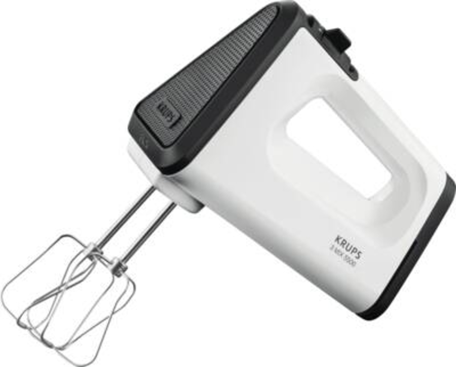 Krups GN5021 3 Mix 5500 Handmixer Weiss-Schwarz