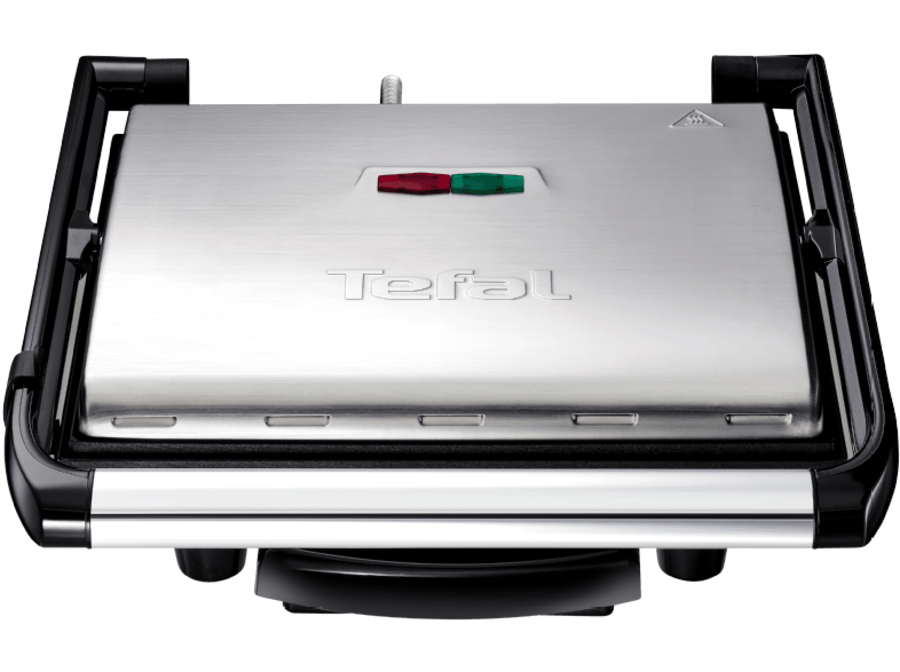 Tefal GC241D Kontaktgrill Inicio Edelstahl-Schwarz 