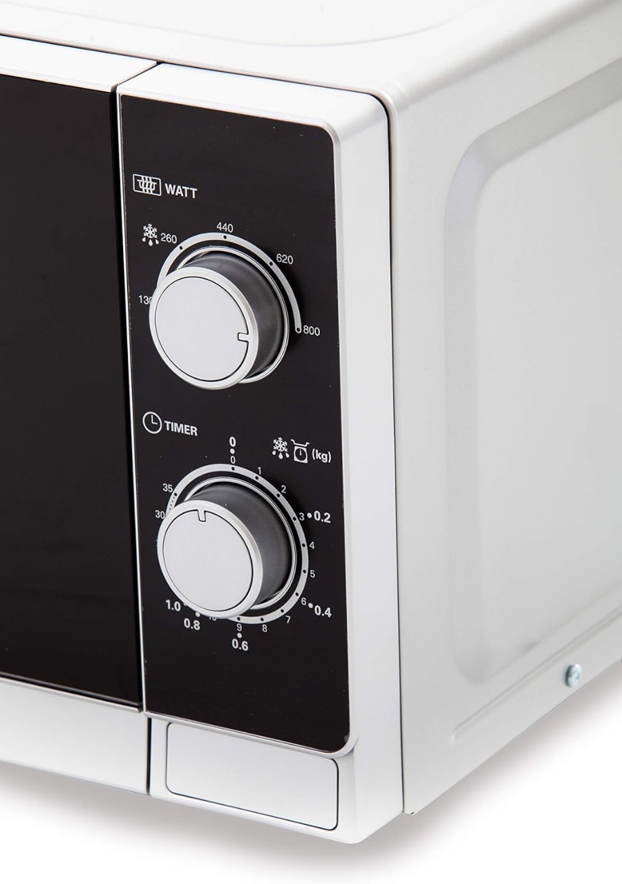 Sharp R200INW Mikrowelle stand Schwarz-Silber 20 Liter 800W