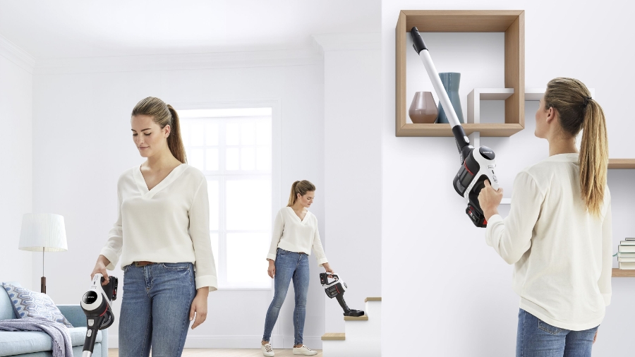 Bosch BKS611MTB Akku-Staubsauger Weiss-Schwarz 
