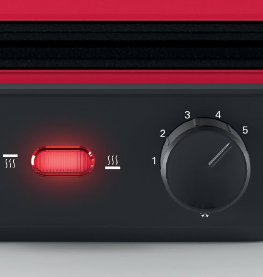 Bosch TCG4104 Kontaktgrill Rot-Schwarz 