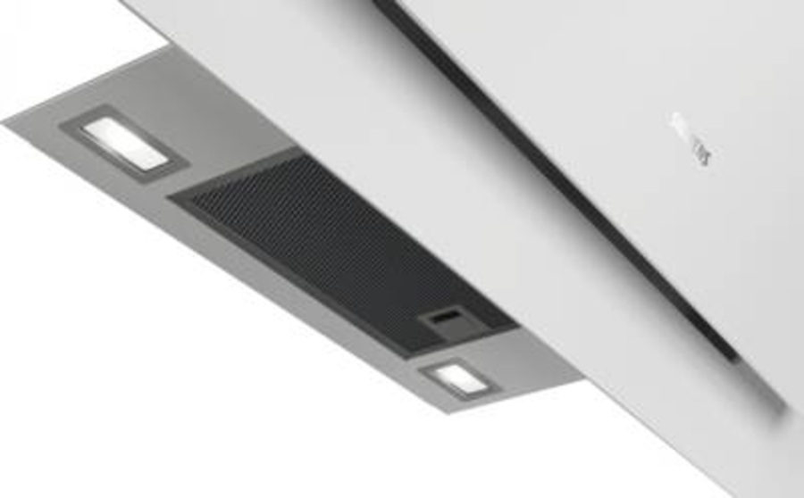 Siemens LC98KLP20 Weiß mit Glasschirm Wand-Esse 90 cm A+ 