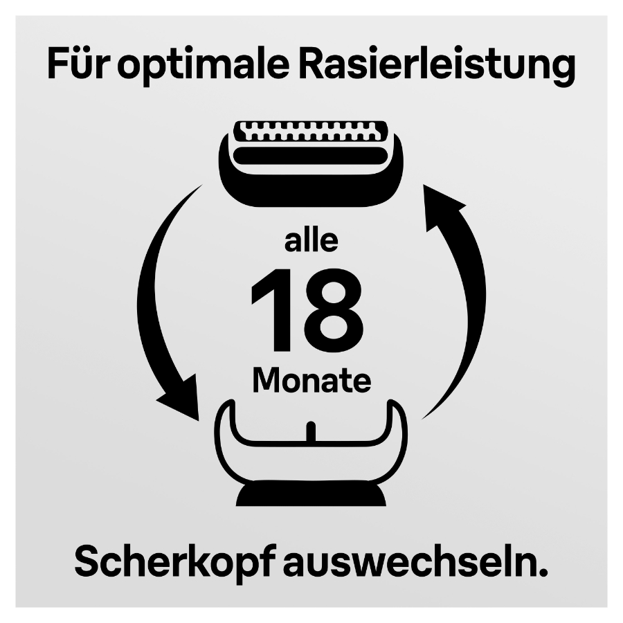 Braun Personal Care 21B Elektrorasierer Ersatzscherteil 