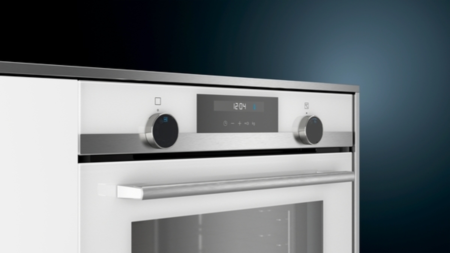 Siemens HB517ABW0 iQ500 Einbau-Backofen 60 cm Edelstahl/Weiß