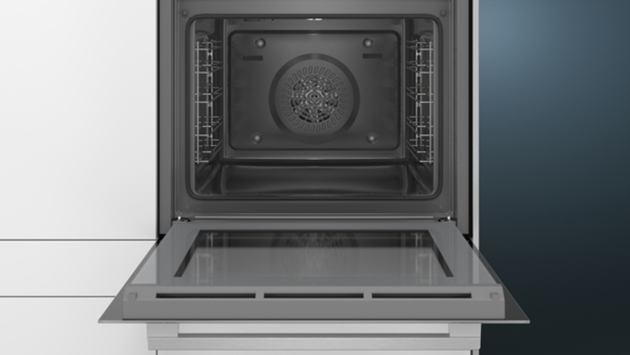 Siemens HB517ABW0 iQ500 Einbau-Backofen 60 cm Edelstahl/Weiß