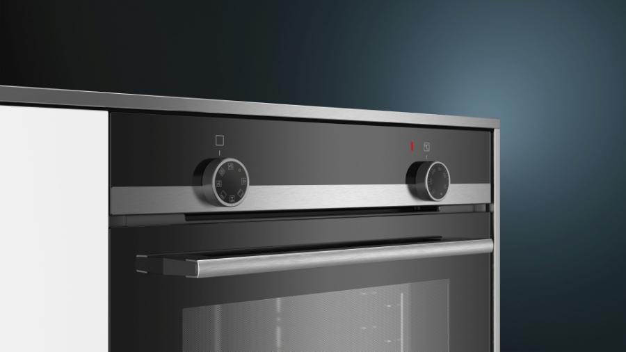 Siemens HB510ABR1 iQ100, Einbau-Backofen, 60 x 60 cm Edelstahl