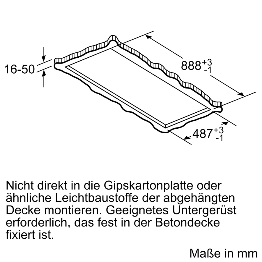 Siemens LR97CBS20 iQ500 Deckenlüftung Weiß 90 cm 