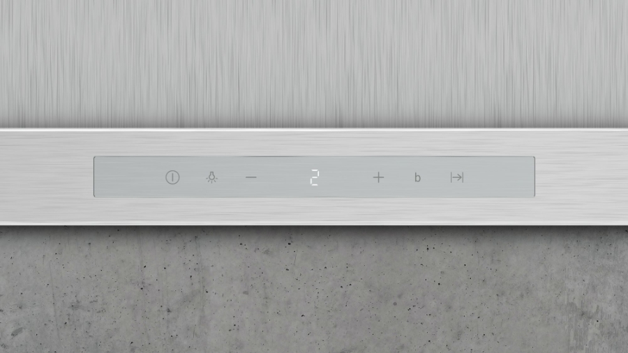 Siemens LF97BCP50  Insel-Dunstabzugshaube  90 cm Edelstahl Box-Esse