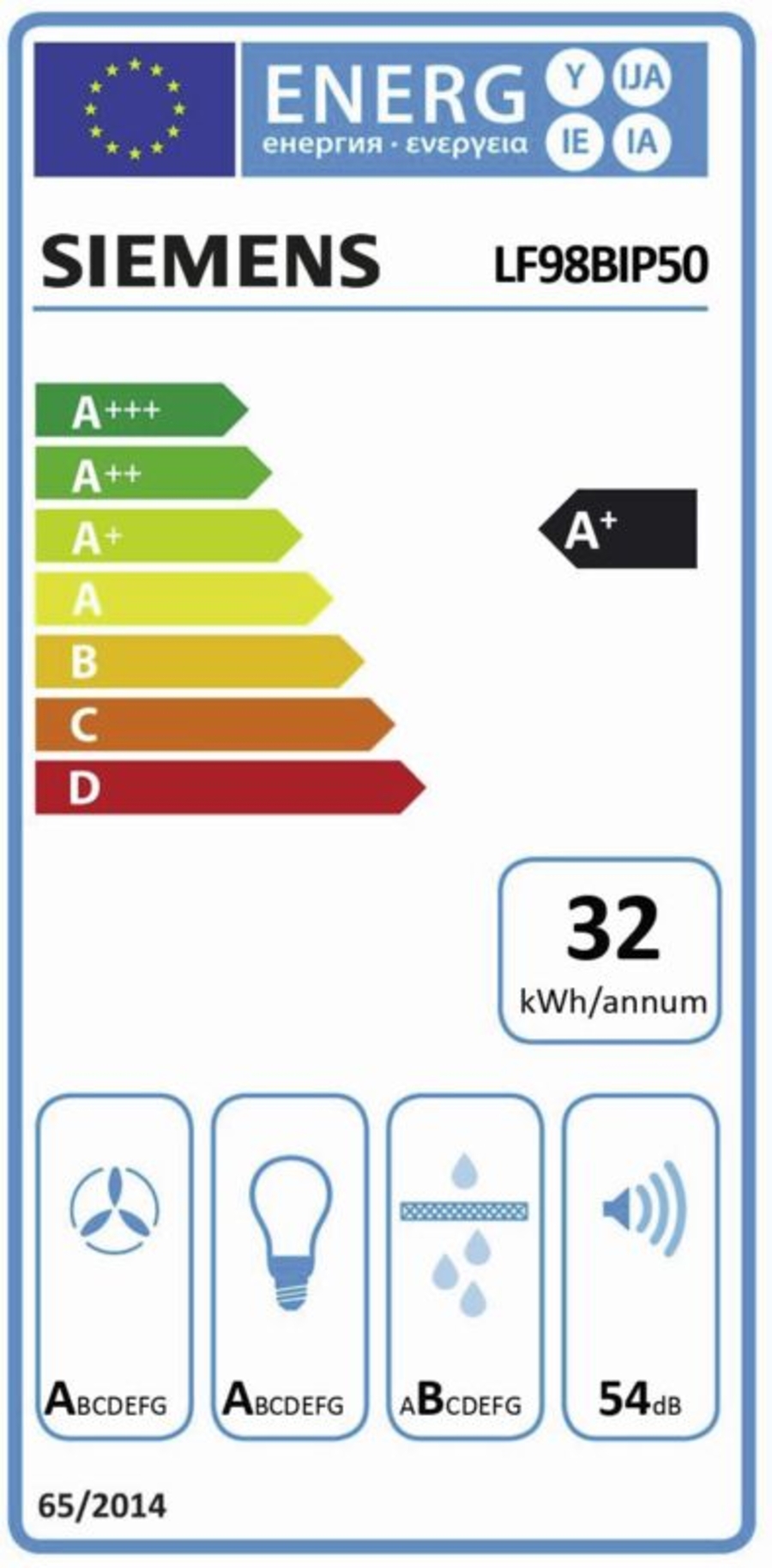 Siemens LF98BIP50 Insel-Dunstabzughaube 90 cm Box-Esse Edelstahl 