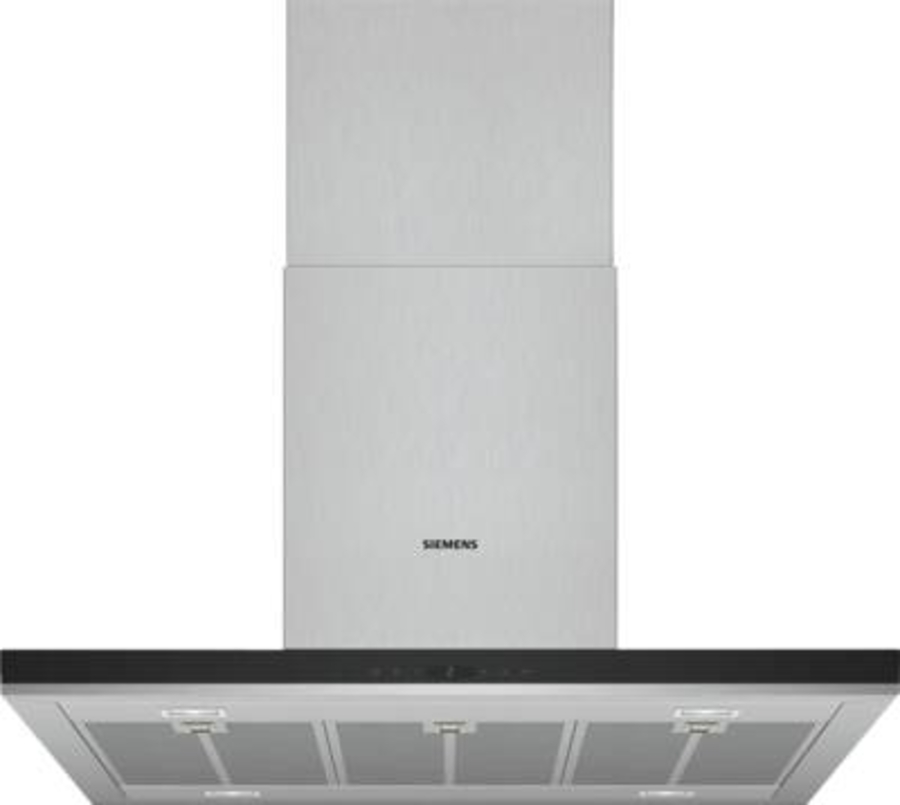 Siemens LF98BIP50 Insel-Dunstabzughaube 90 cm Box-Esse Edelstahl 