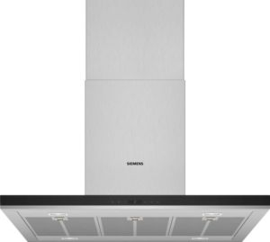 Siemens LF98BIP50 Insel-Dunstabzughaube 90 cm Box-Esse Edelstahl 