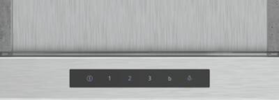 Siemens LF97GBM50 Glas-EsseEdelstahl mit Glasschirm Insel-Esse, 90 cm