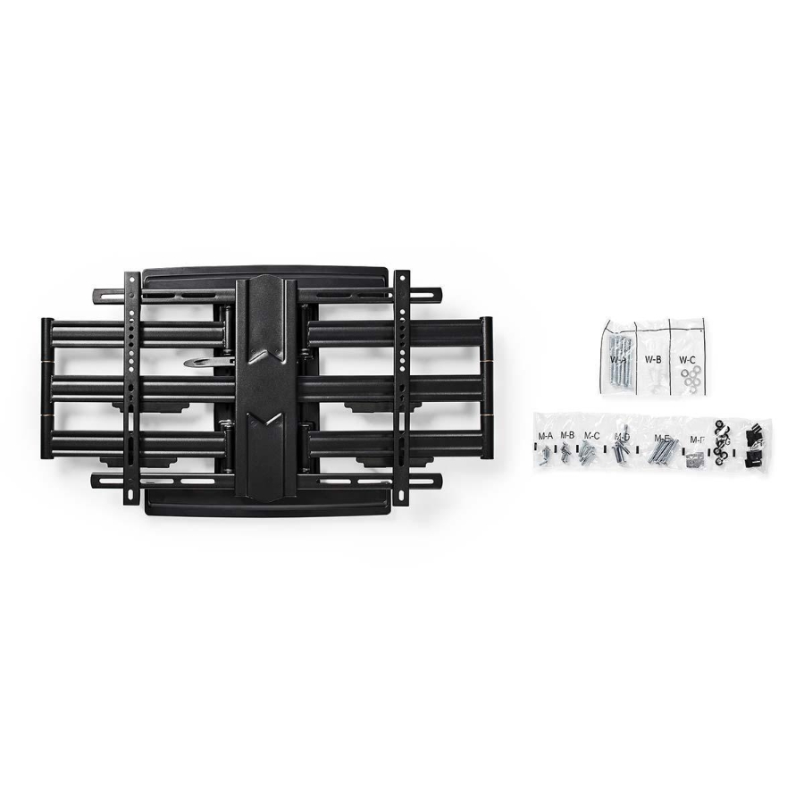 Nedis TVWM6551BK Vollbewegliche TV-Wandhalterung  | 37 – 80" | Max. 70 kg 6 Drehpunkte