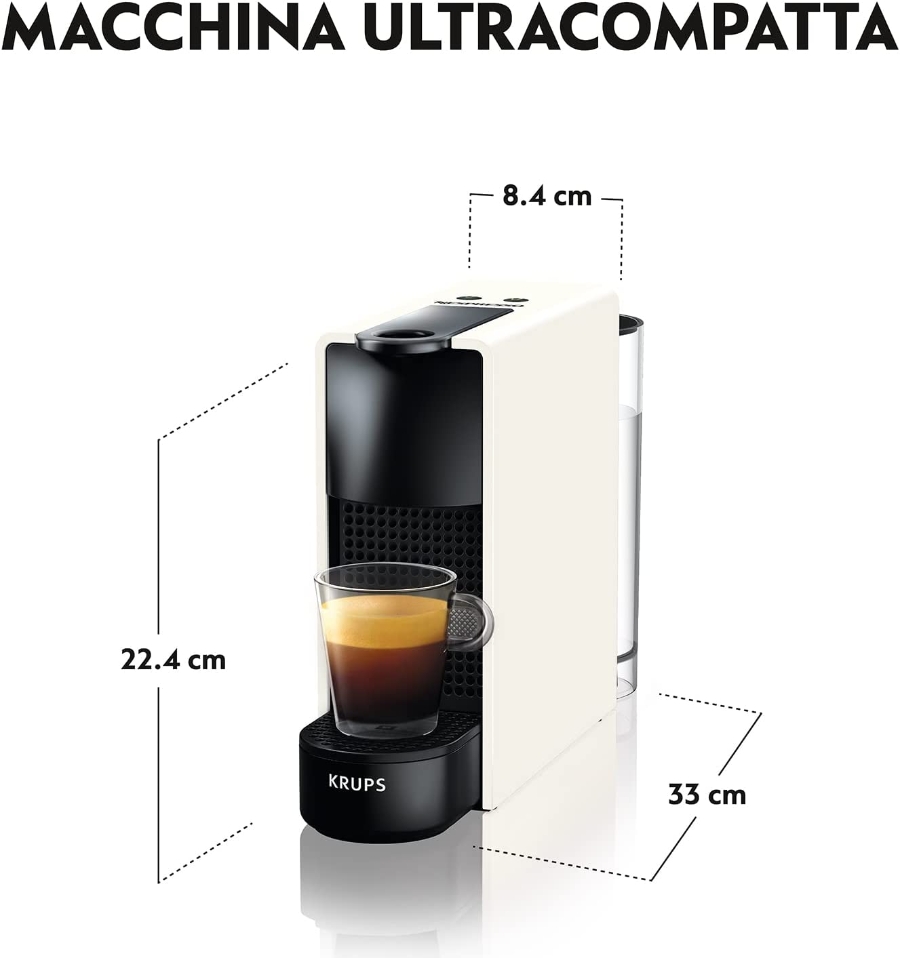 Krups XN1101 Nespresso Essenza Mini weiss   