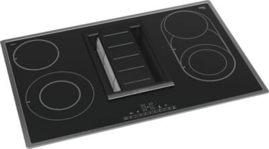 Bosch PKM845F11E Glaskeramik-Kochfeld Autark mit Kochfeldabzug 80 cm