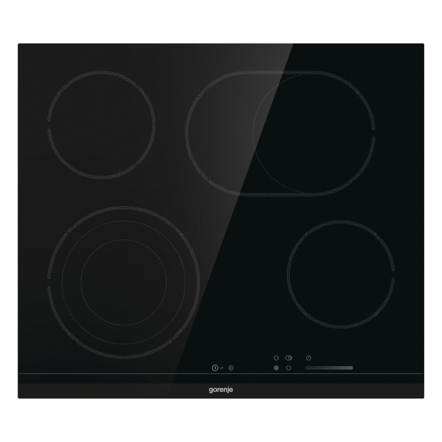 Gorenje ECS646BCSC Glaskeramik-Kochfeld Autark 60 cm SliderTouch(Intuitive und sofortige Kontrolle)