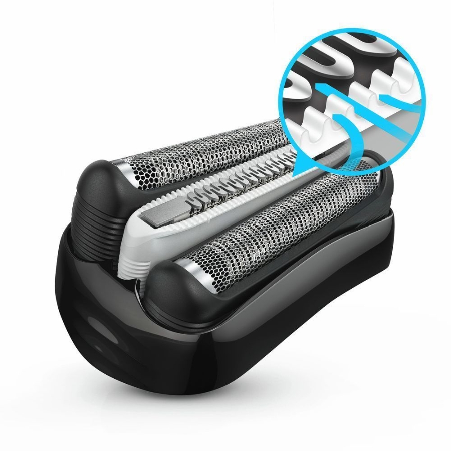 Braun Personal Care Series 3 3045s ProSkin Elektrorasierer Wet&Dry, blau, wiederaufladbar 