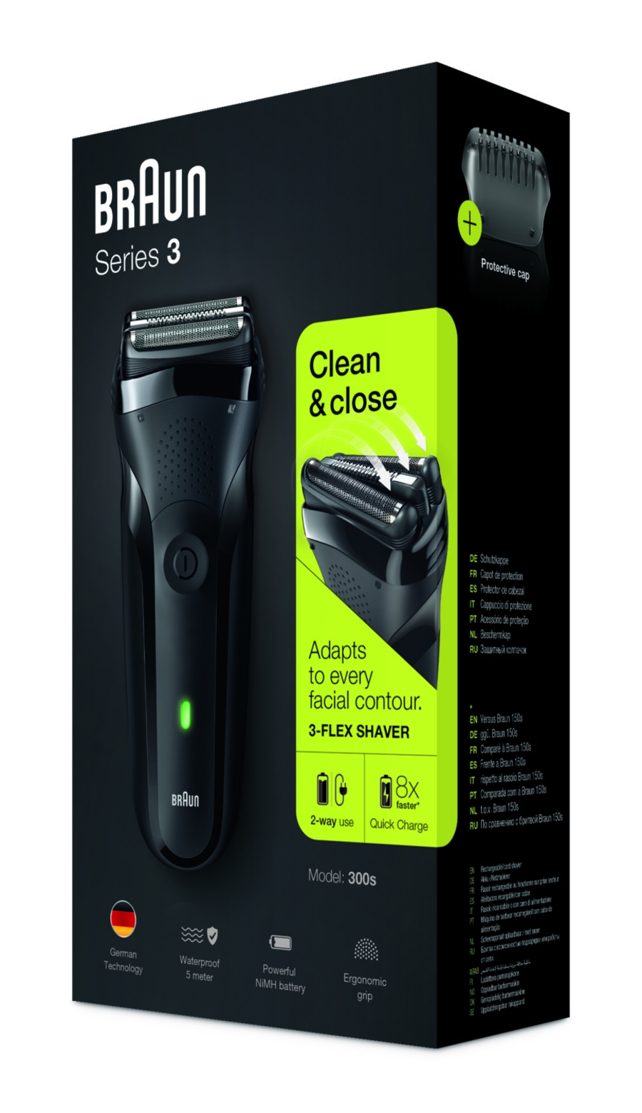 Braun Personal Care Series 3 - 300s schwarz 4210201163305 #series3