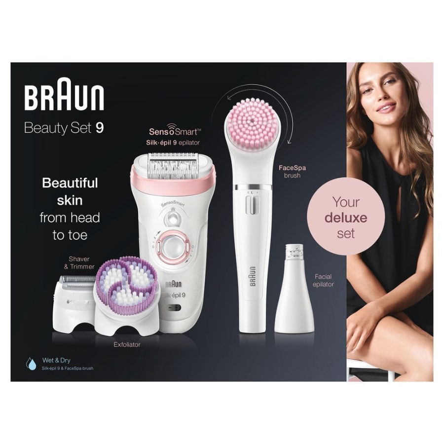 Braun Personal Care Silk-epil 9-975 Beauty-Set 9 Deluxe 