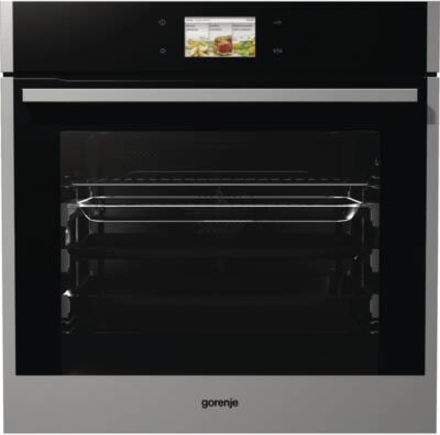 Gorenje BOP799S51X  Backofen Einbau  Edelstahl Pyrolyse, Bratenthermometer, 3Fach Auszug, 