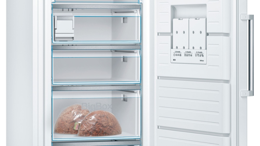 Bosch GSN58AWDV  Gefrierschrank Stand  191 x 70 cm, Weiss 366 Liter