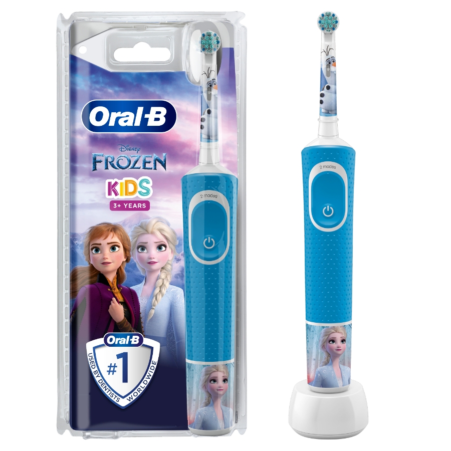 Oral-B Vitality Kids Frozen Elektrische Kinderzahnbürste Blau 