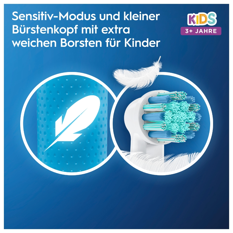 Oral-B Vitality Kids Frozen Elektrische Kinderzahnbürste Blau 