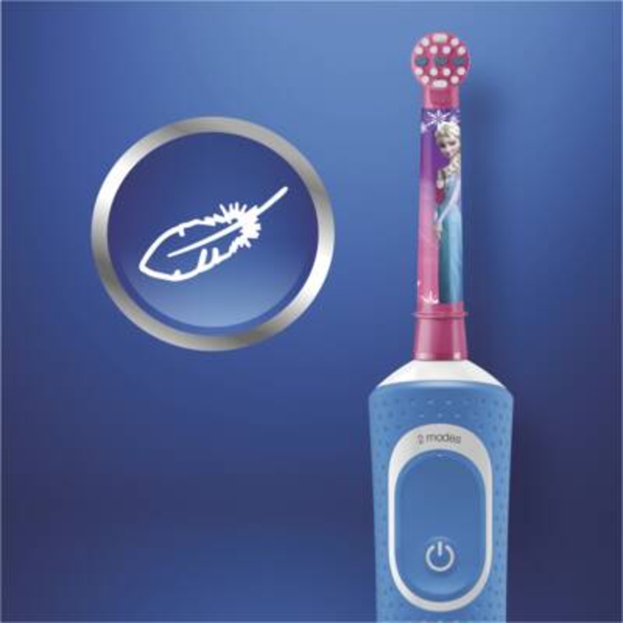 Oral-B Vitality Kids Frozen Elektrische Kinderzahnbürste Blau 