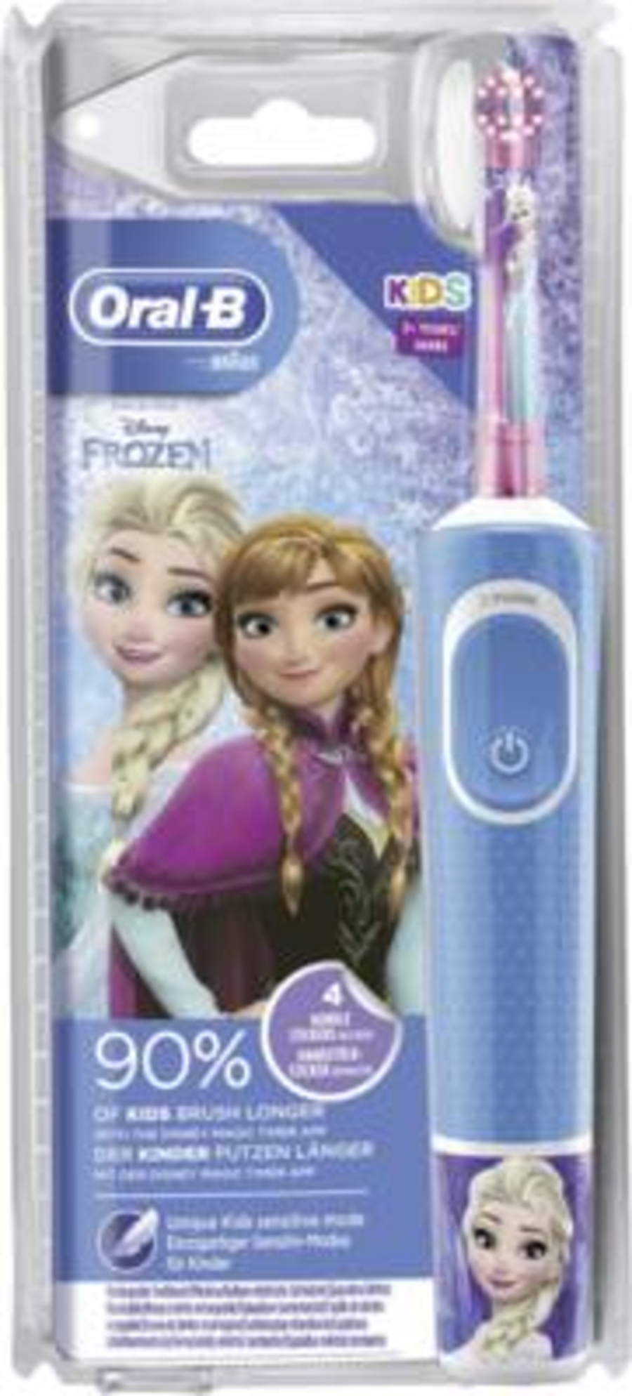 Oral-B Vitality Kids Frozen Elektrische Kinderzahnbürste Blau 
