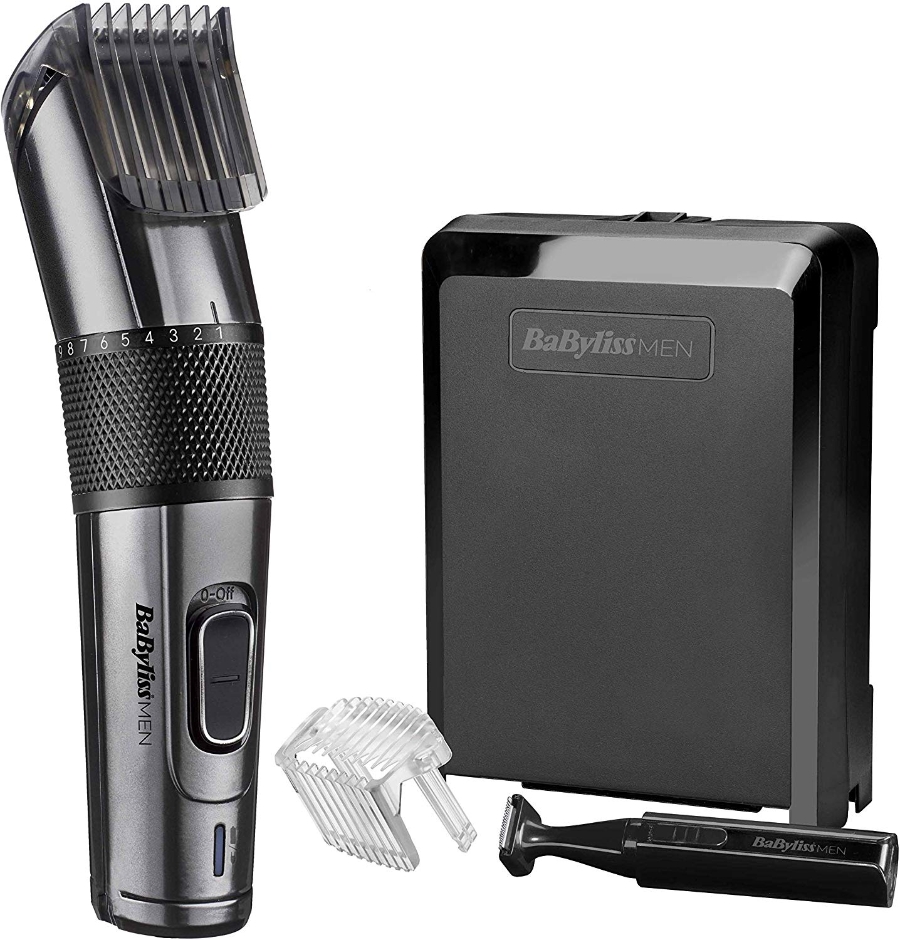 Babyliss E978E Carbon Titanium Akku Haarschneider für Kopf- und Barthaare