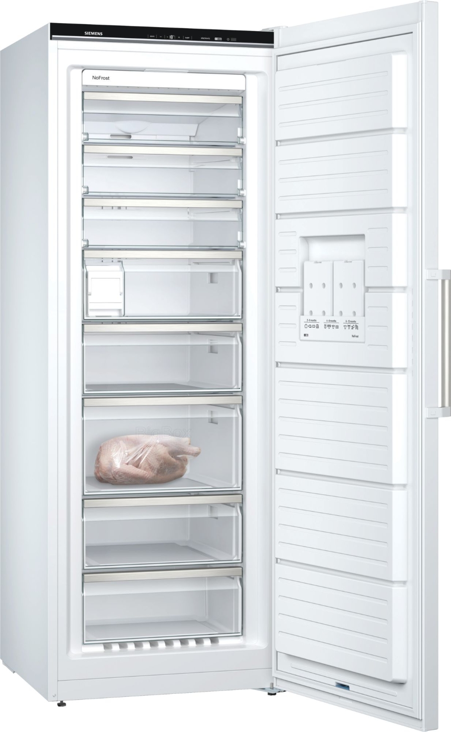 Siemens GS58NAWDV Stand-Gefrierschrank   weiß 70 cm No-Frost