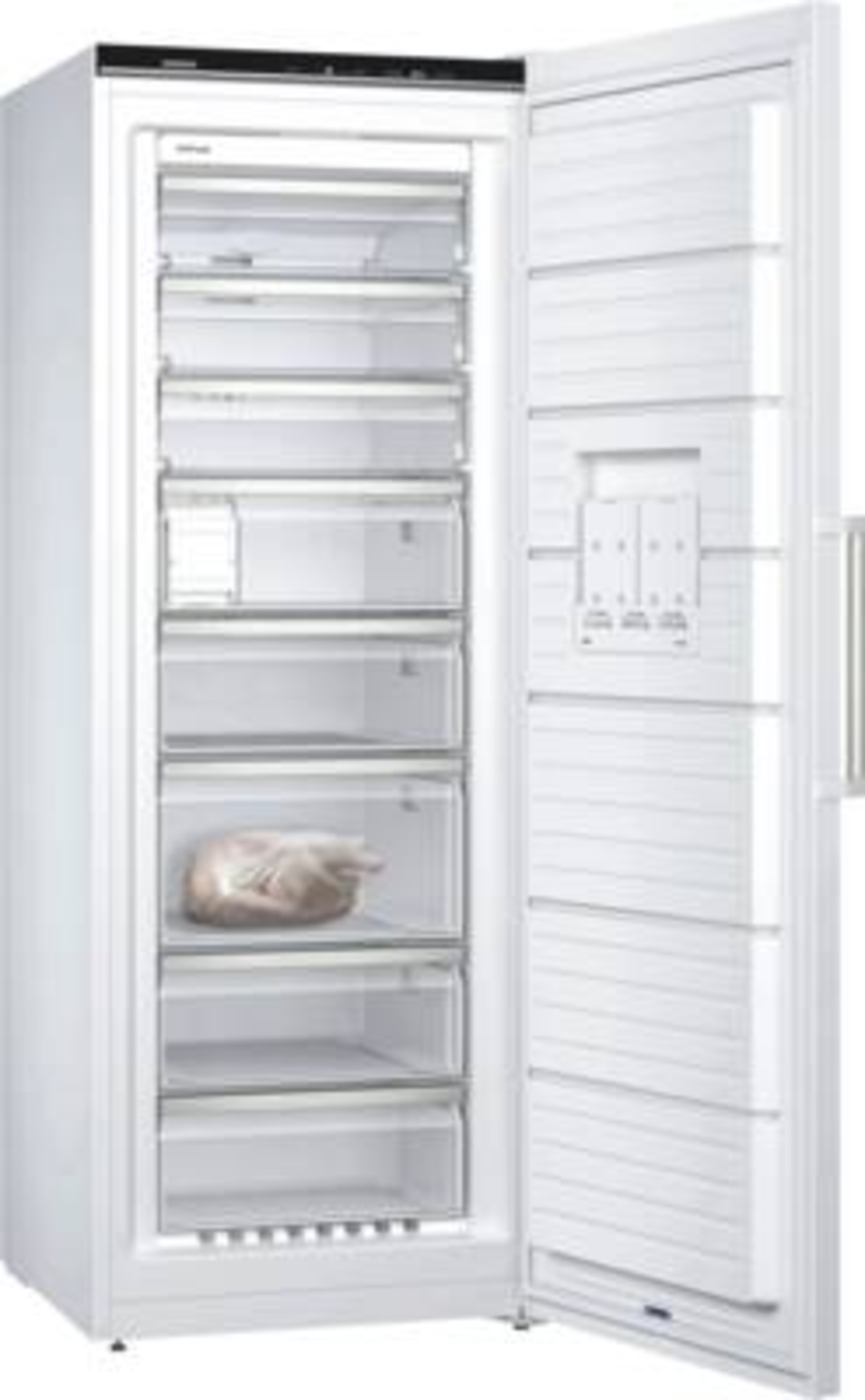 Siemens GS58NAWDV Stand-Gefrierschrank   weiß 70 cm No-Frost
