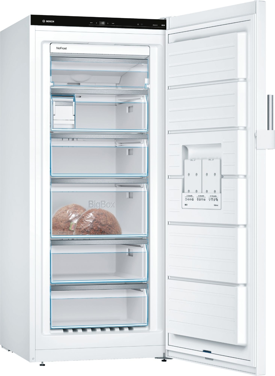 Bosch GSN51EWDV Select Line Serie 6  Stand-Gefrierschrank  NoFrost, 161 x 70 cm,weiß