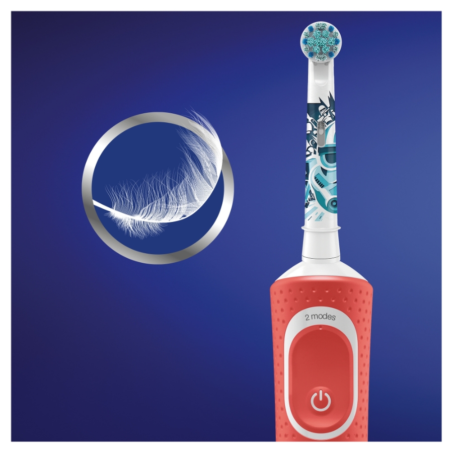 Oral-B Vitality Kids Star Wars Elektrische Kinderzahnbürste Red 