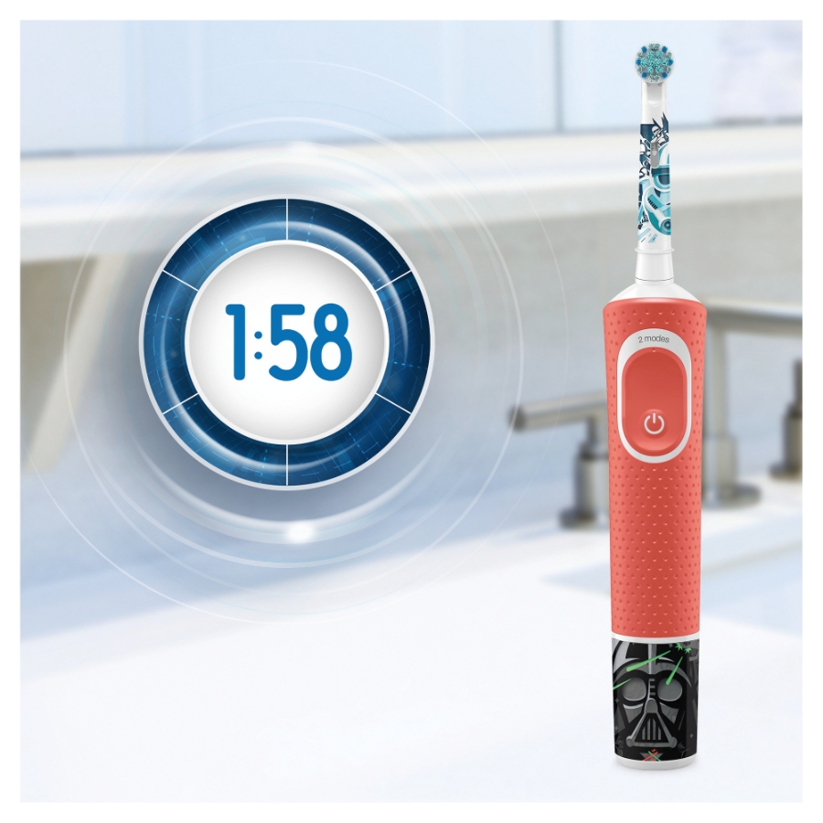 Oral-B Vitality Kids Star Wars Elektrische Kinderzahnbürste Red 